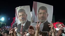 AP interview with Amr Moussa, latest from Alexandria, pro Morsi supporters at Cairo mosque News Clip