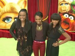 China Anne McClain (C) at the The World Premiere of Walt Disney's 'The Muppets' at Hollywood CA. (Footage by WireImage Video/Getty Images Entertainment Video) Stock Footage