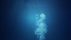 Under Water Air Bubbles Stock Footage