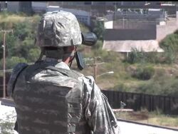 Government officials on Friday showed off a site where National Guard members have been deployed near the Mexican border, despite criticism that the troops will do nothing to stem the tide of illegal immigration. News Clip