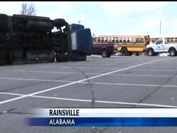 The search for the living continues, but more fatalities are being discovered from Wednesday's tornadoes in the South. In Rainsville, Alabama, winds tossed around a school bus and turned a bank into a heap of bricks. News Clip