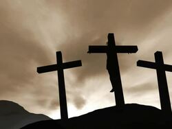 Crucifixion of Jesus Christ Stock Footage