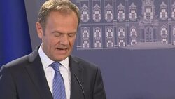 Donald Tusk meeting with Joseph Muscat to discuss the guidelines for Brexit News Clip