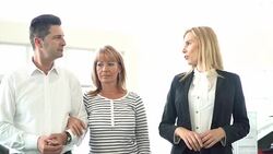 Buying new car. Stock Footage