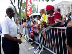 Ken Thompson during Labor Day Parade Stock Footage