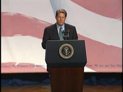 Clinton Gore Event Stock Footage