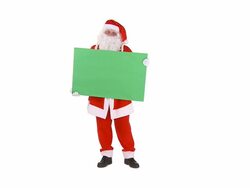 HD: Santa Claus Advertising Stock Footage