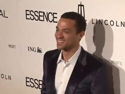 Jesse Williams at the 4th Annual ESSENCE Black Women In Hollywood Award Luncheon at Beverly Hills CA. (Footage by WireImage Video/GettyImages) Stock Footage