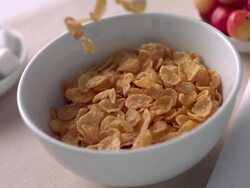 HD Corn flakes Stock Footage
