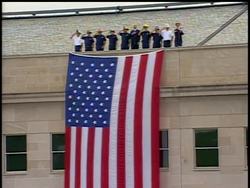 The 184 people who perished from the September 11th attack on the Pentagon were remembered with a memorial dedication Thursday. News Clip