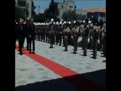 UPITN 12 7 75 NEW US AMBASSADOR TO ISRAEL PRESENTS HIS CREDENTIALS News Clip