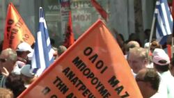General strike in Greece hits flights, transport, hospitals News Clip