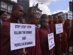 WRAP Protests against Myanmar government in Nepal, India, Israel, UK Instructional Video