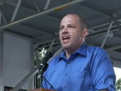 May 12, 2011 Rally and March - City Hall Stock Footage