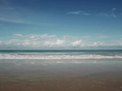 Jogging at the beach (HD 720) Stock Footage