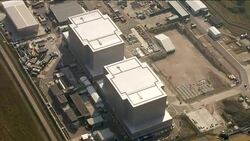 Aerials of Bradwell nuclear power station aerials News Clip