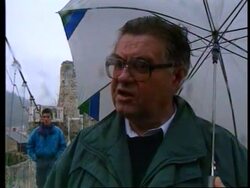 Bosnia - Koschnik Warns Of Difficulties In Mostar News Clip