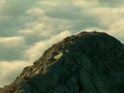 HD TIME-LAPSE: Mountain Peak Stock Footage