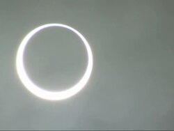 Solar eclipse, Kenya Stock Footage