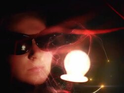 looking at magical light HD Stock Footage