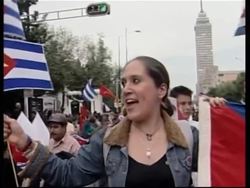 March to US Embassy to mark anniversary of Cuban revolution News Clip