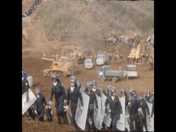 RR7641A THE BATTLE AGAINST NARITA AIRPORT News Clip