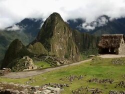 Timelapse Caretaker Hut Machu Picchu Stock Footage