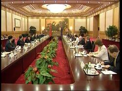WRAP Australian PM John Howard meets Chinese premier Wen Jiabao News Clip