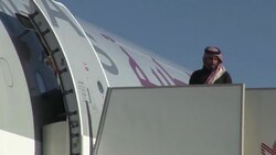 CLEAN: Emir of Qatar meets with new Tunisian leaders News Clip