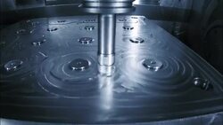 CU TS Face Milling Process Stock Footage