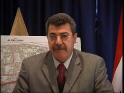 Iraqi Defence Ministry presser - retransmits to correct name. News Clip