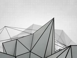 Abstract Triangles Background Loops - Purple Orange (HD) Stock Footage