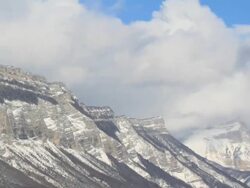 Winter mountain landscape Stock Footage