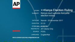 Kenya court upholds Kenyatta election victory Instructional Video