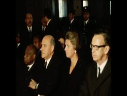 SYND 12 3 71 FUNERAL OF POPE KYROLLOS VI IN CAIRO News Clip