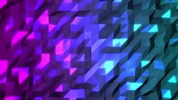 Abstract Polygonal Futuristic HUD background. Stock Footage