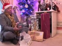 Andy Park Celebrates Christmas Everyday Stock Footage