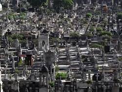 Rio de Janeiro - Cemetery of Saint John the Baptist Stock Footage