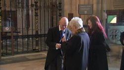 Celebrities and officials attend service celebrating the life and work of Lord Attenborough News Clip