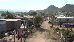 sequence of shots of township in south africa Stock Footage