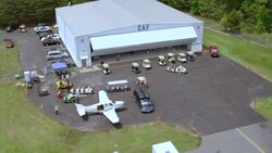 'WS AERIAL Shot of US Air Force Civil Air Patrol / Washington DC, United States' Stock Footage