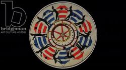 Animated 19th century phenakistoscope with juggler Stock Footage