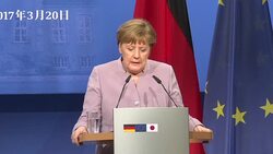 CLEAN : Merkel warns Germany could ban Turkish campaign events News Clip
