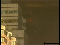 Usa: New York: World Trade 7 Building Collapse, Japan: Yokohama: Mock Stadium Collapse Staged For World Cup News Clip