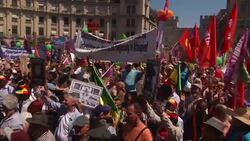 'Alternative summit' demo ahead of G7 News Clip