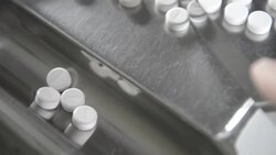 Counting medicine Stock Footage