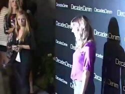 Lake Bell at the Decades Denim Launch Party at Beverly Hills CA. (Footage by WireImage Video/GettyImages) Stock Footage