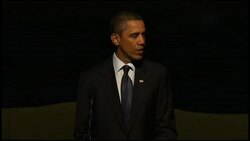 Obama and Clinton lead tributes at memorial for the late Richard Holbrooke News Clip