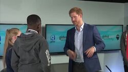 Prince William, Catherine Duchess of Cambridge and Prince Harry open The Global Academy News Clip