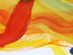 Painting, macro Stock Footage